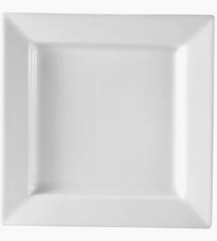 9” SQUARE DEEP PLATE SUPER WHT 2DOZ
